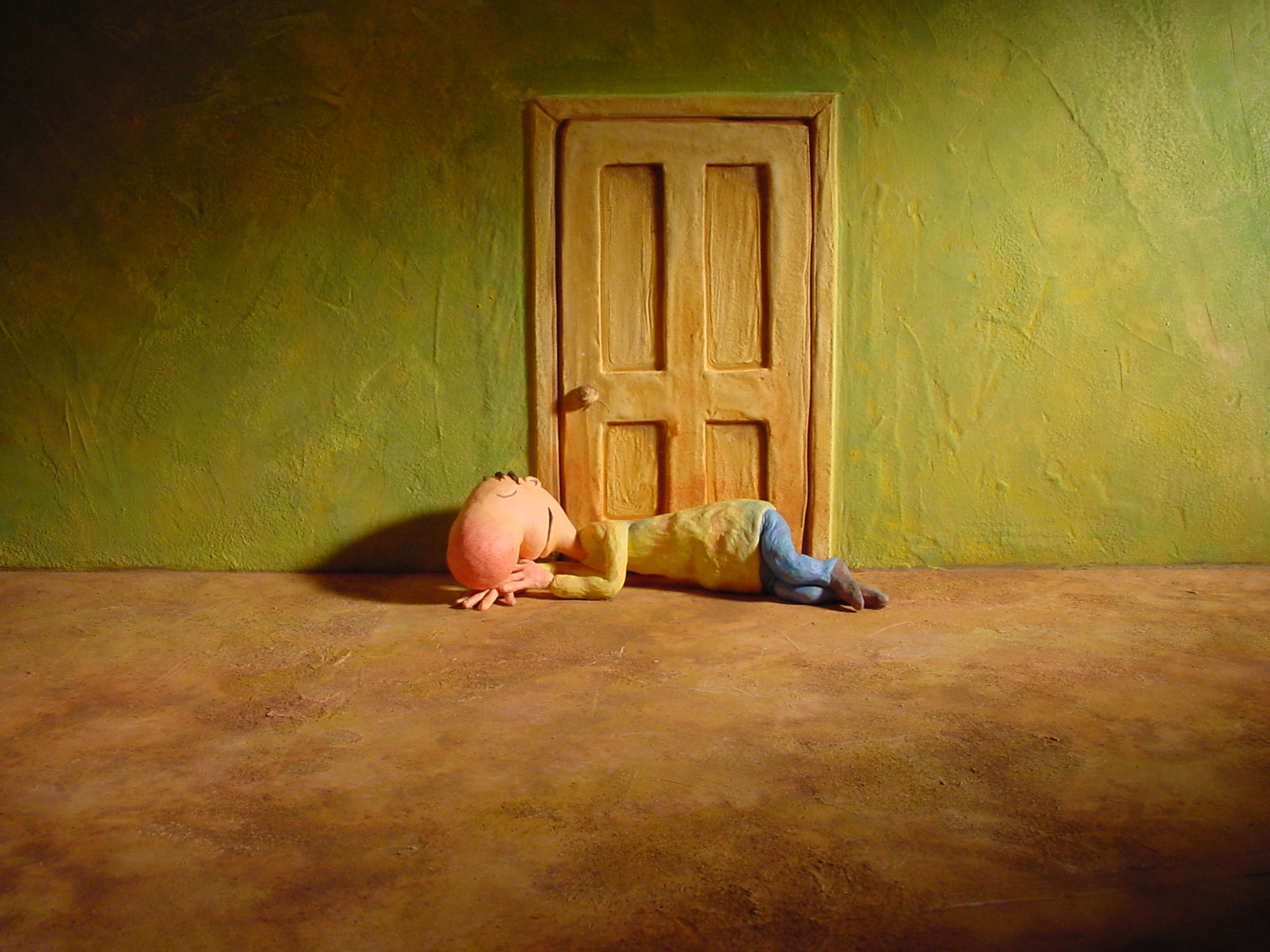 The Good Uses of a Tired Husband - Door sausage. Still from Animation © Fruitcup Films.