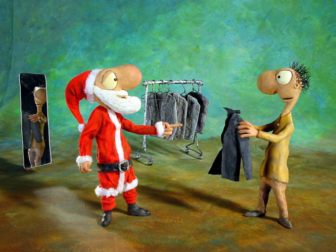 Slim Life Santa. Still from Animation © Fruitcup Films.